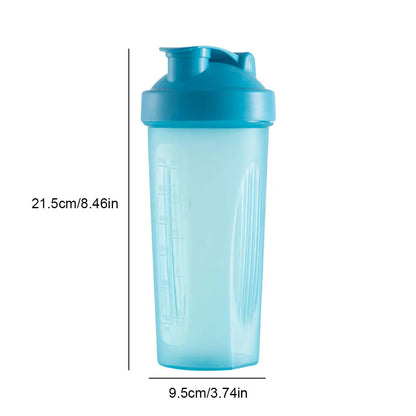 600ML Protein Shaker Bottle Gym Sport Water Bottle Shaker Cups Powdered Sport Protein Milk Shaker Mixer Cup Plastic Mixing Cup